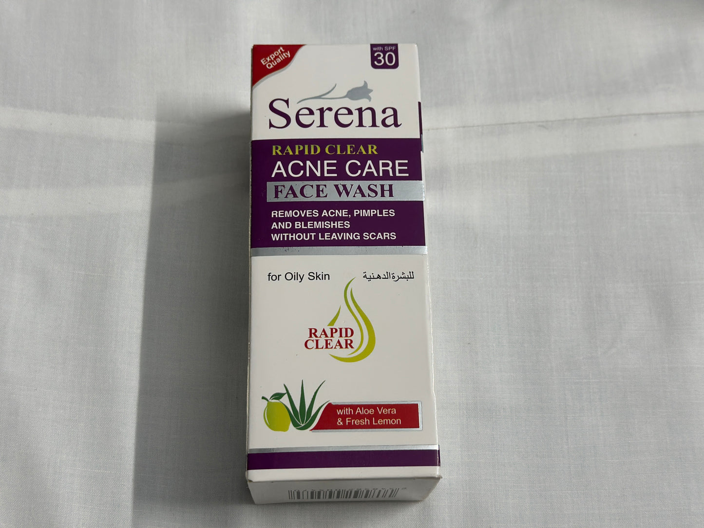 Best face wash for acne and pimples – Serena with SPF 30