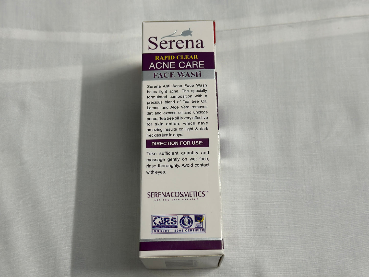 Serena Rapid Clear Acne Care Face Wash – For Oily & Acne-Prone Skin (SPF 30, 100ml)