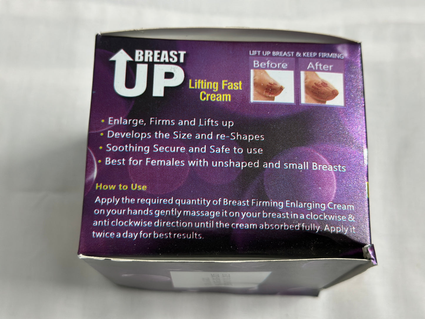 Serena Breast UP Lifting Fast Cream - Breast Firming & Enlarging Cream for Unshaped & Small Breasts (100% Quality)