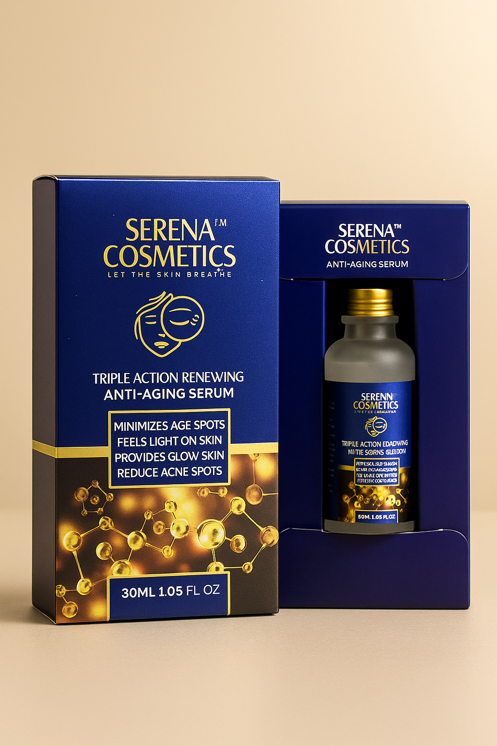 Serena Cosmetics Triple Action Renewing Anti-Aging Serum (30ml / 1.05 fl.oz)
