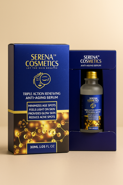 Serena Cosmetics Triple Action Renewing Anti-Aging Serum (30ml / 1.05 fl.oz)