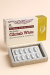 Glutab White - Glutathione & Vitamin C Skin Lightening Tablets (30 Tablets)