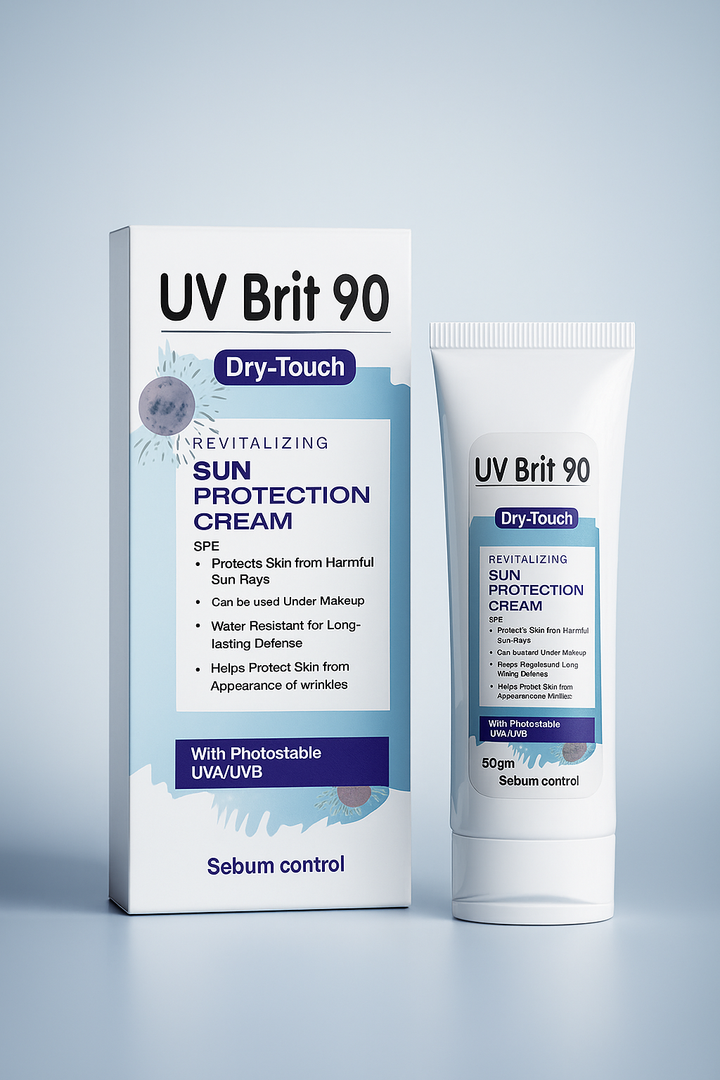 UV Brit 90 Dry-Touch Revitalizing Sun Protection Cream SPF-90 (50gm)