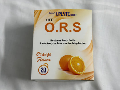 Kamal's UPLYTE Sachet UFP O.R.S - Orange Flavor (20 Sachets)