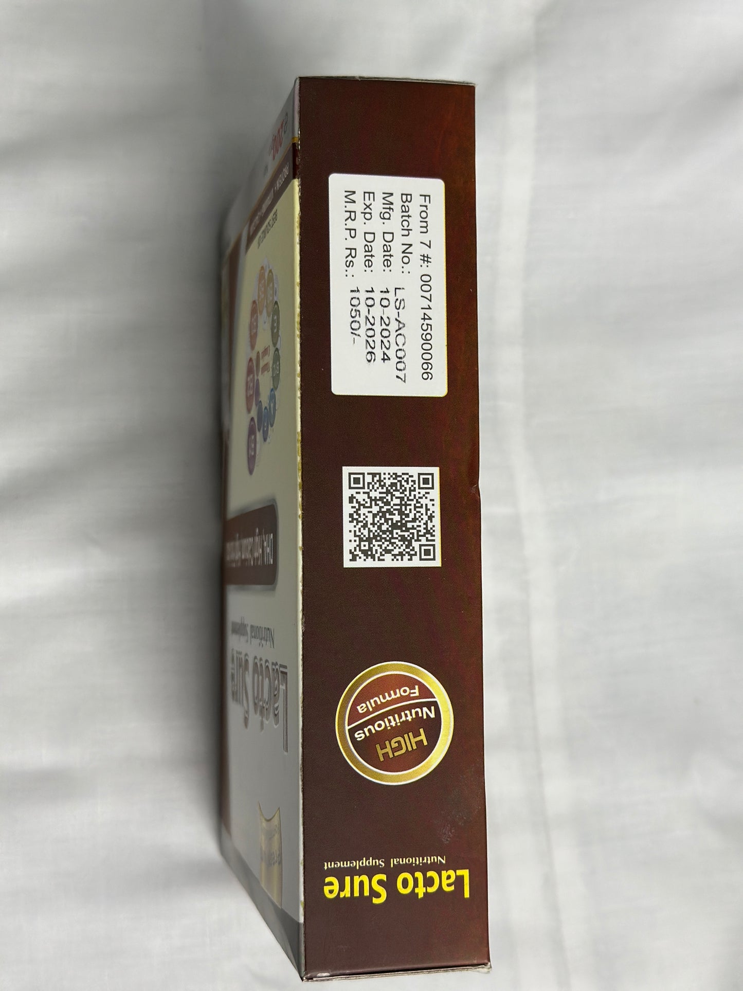 Lacto Sure Nutritional Supplement - Toffee Flavor (200gm)
