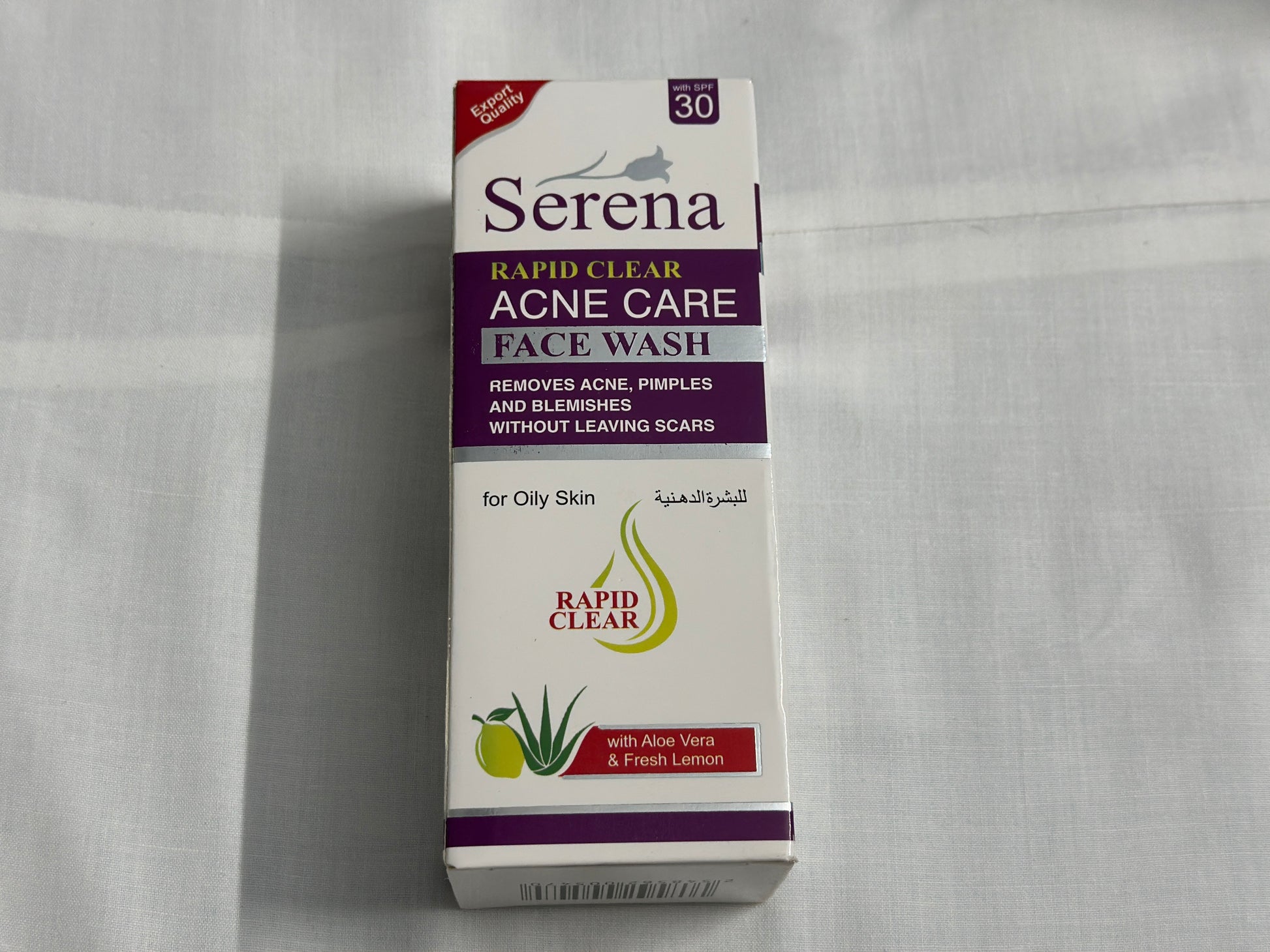 Best face wash for acne and pimples – Serena with SPF 30