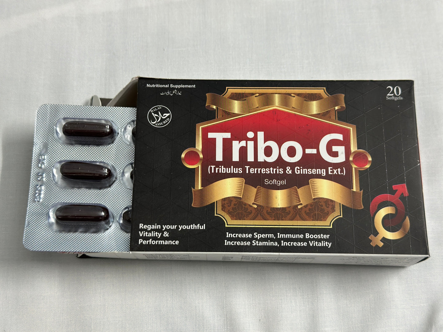 Testosterone & energy support supplement for men – Tribo-G