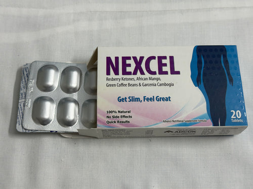 NEXCEL Slim & Trim Formula - Natural Weight Management Tablets