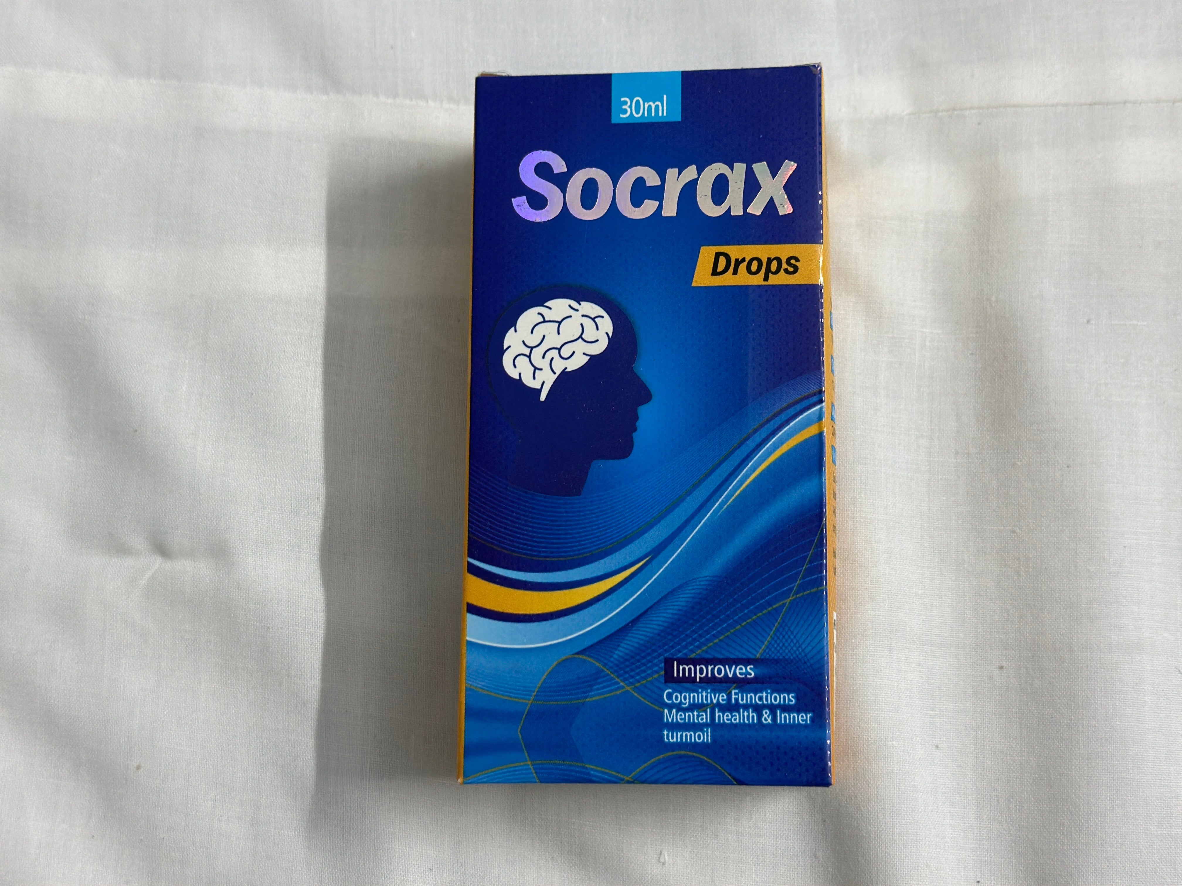 Socrax Brain & Mood Support herbal drops – 30ml bottle
