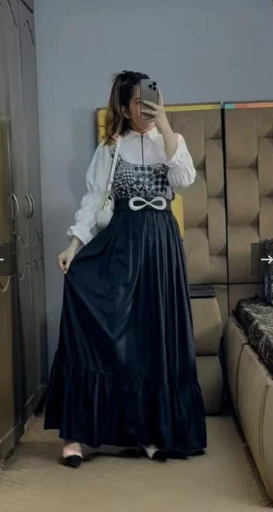Stylish women's western outfit – 3-piece formal wear for events
